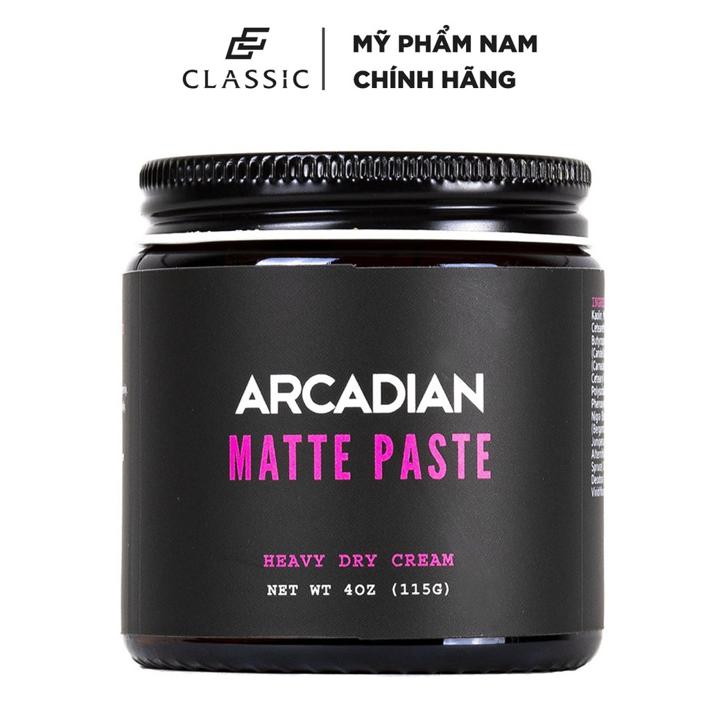 Sáp Vuốt Tóc Arcadian Matte Paste