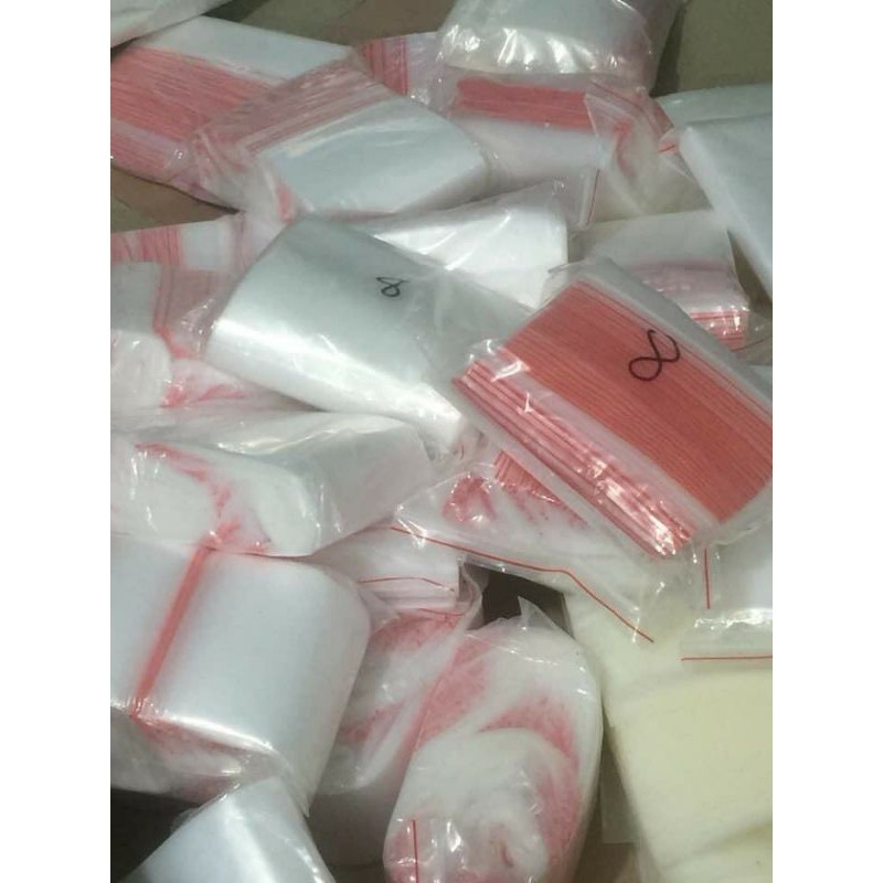 1 Kg Túi Zip Chỉ Đỏ Siêu Tốt (Đủ Kích Thước,Giao Ngay Lập Tức)