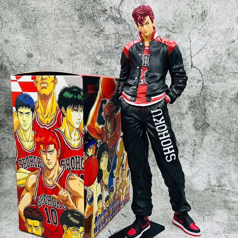 Mô Hình Nhân Vật Sakuragi Hanamichi Trong SLAM DUNK 28CM Bằng PVC