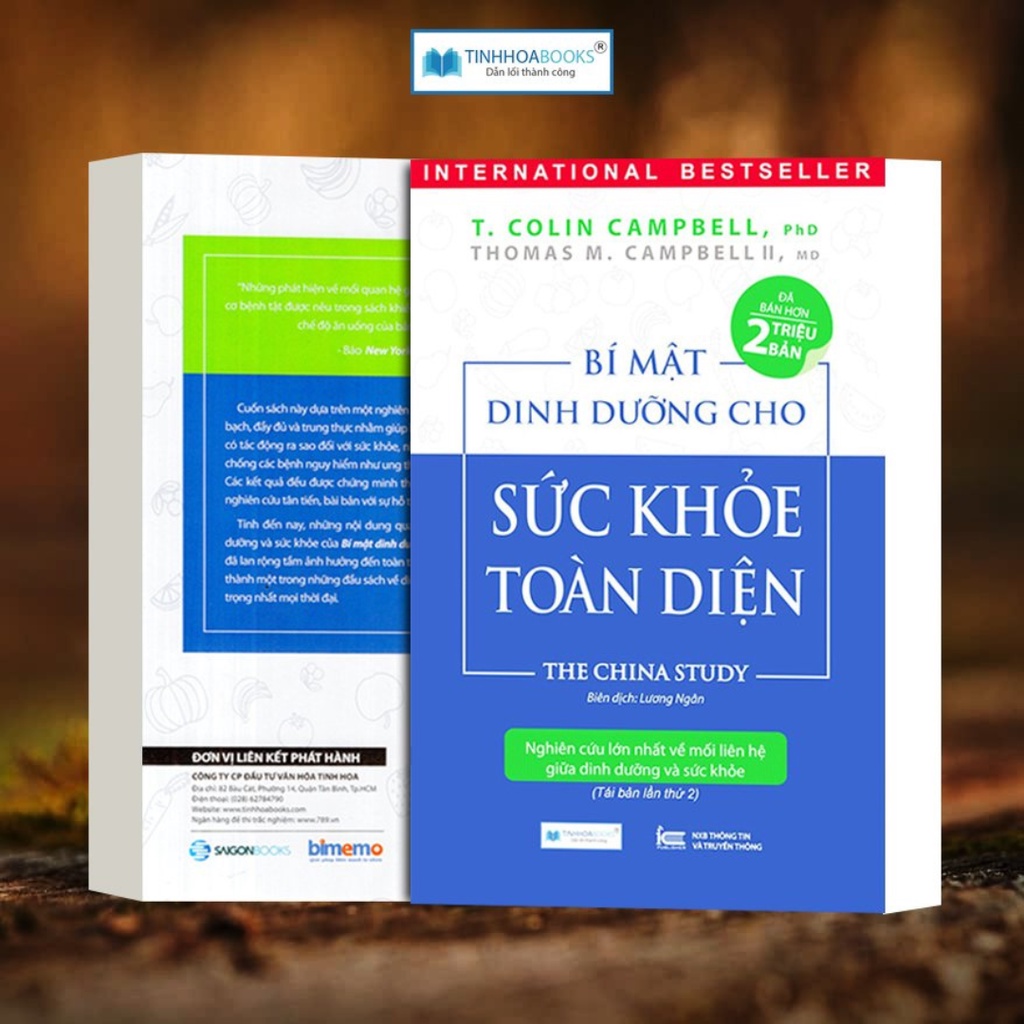 Sách - Combo Bí mật dinh dưỡng cho sức khỏe toàn diện + Hành trình bánh xe y học