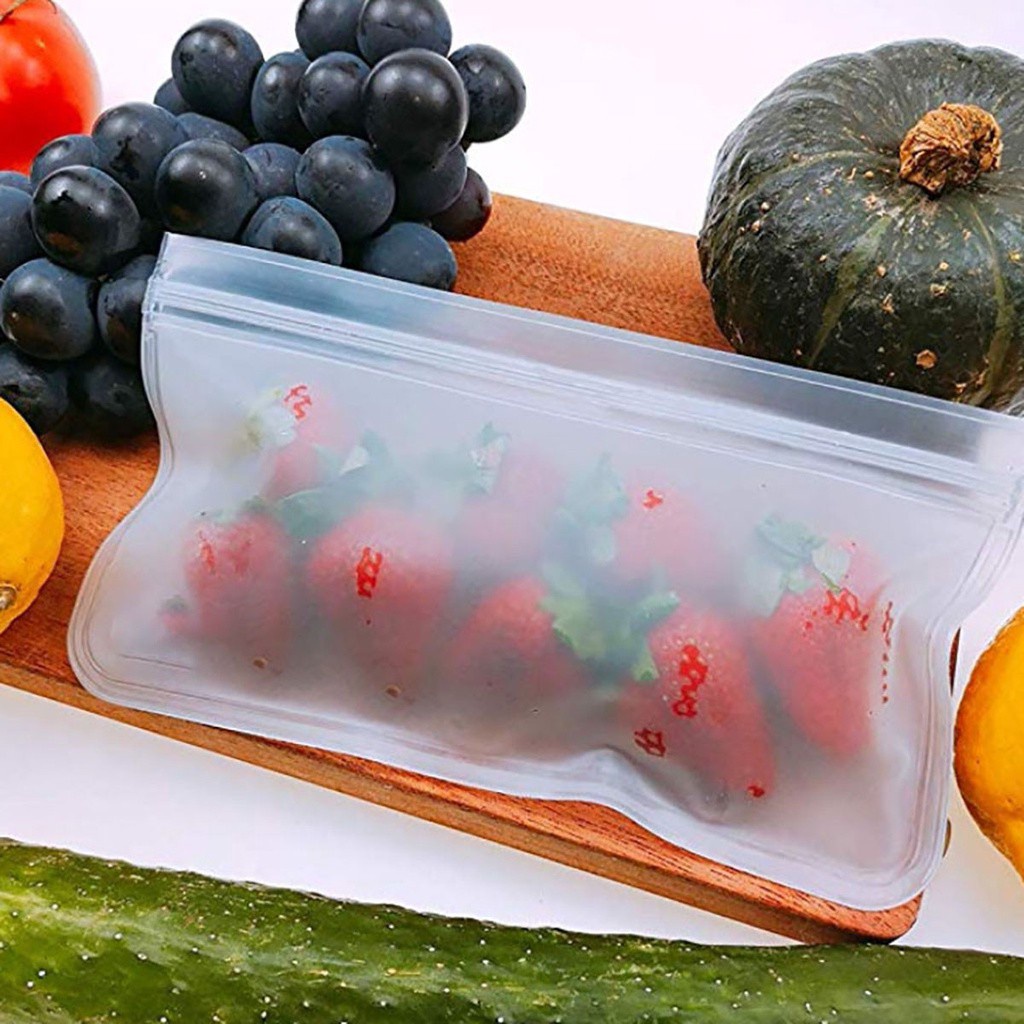 Túi Silicone Đựng Thức Ăn Bảo Quản Trong Tủ Lạnh Tiện Dụng