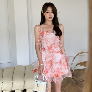Đầm 2 dây thiết kế mới, váy 2 dây bánh bèo thiết kế phong cách mới