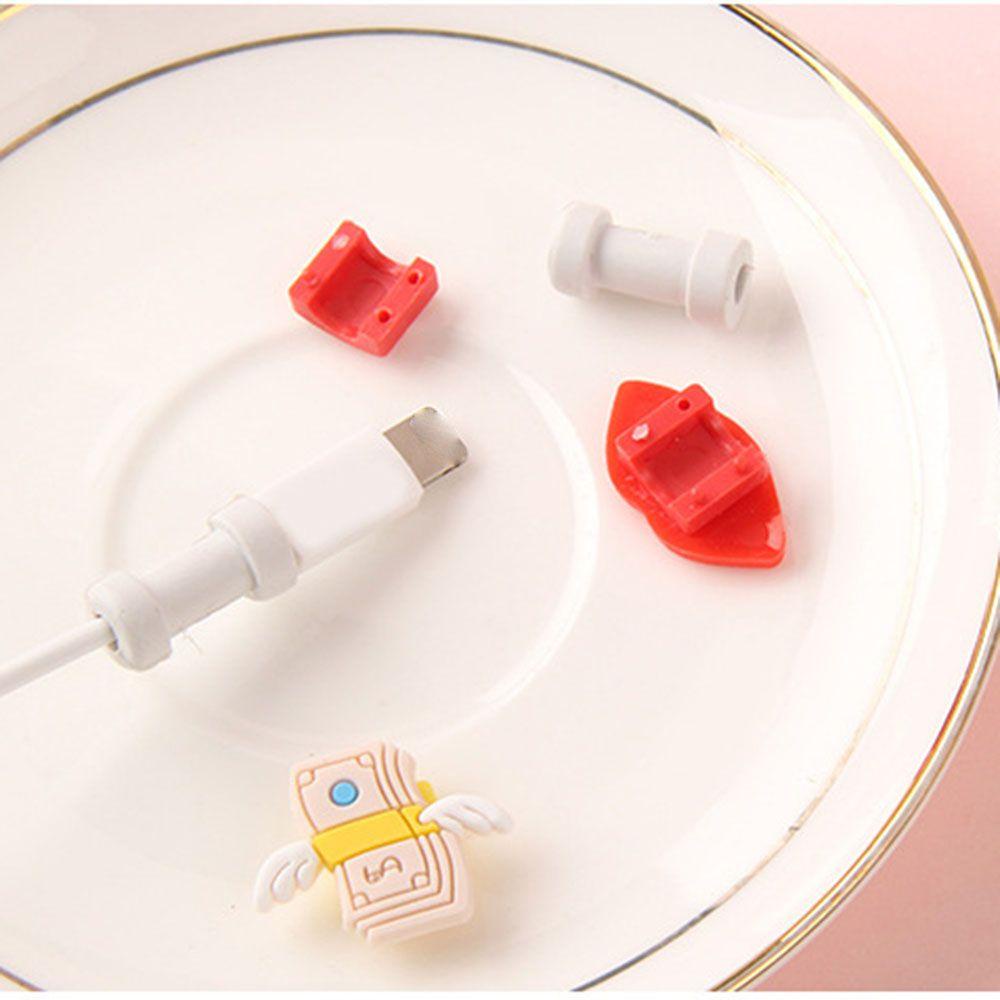 MYRONGVN Vỏ Bảo Vệ Dây Cáp Sạc USB Bằng Silicon