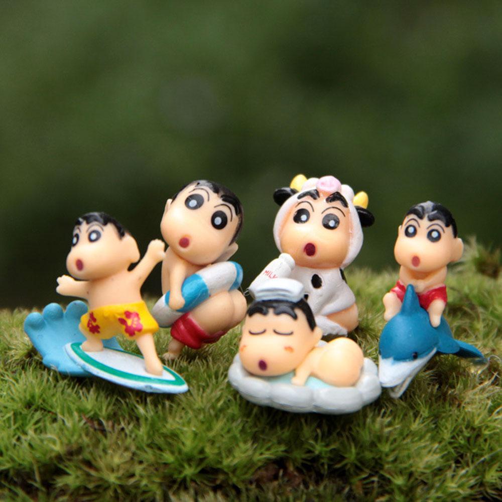 Bộ 8 Mô Hình Shin-chan Hoạt Hình Dùng Trang Trí