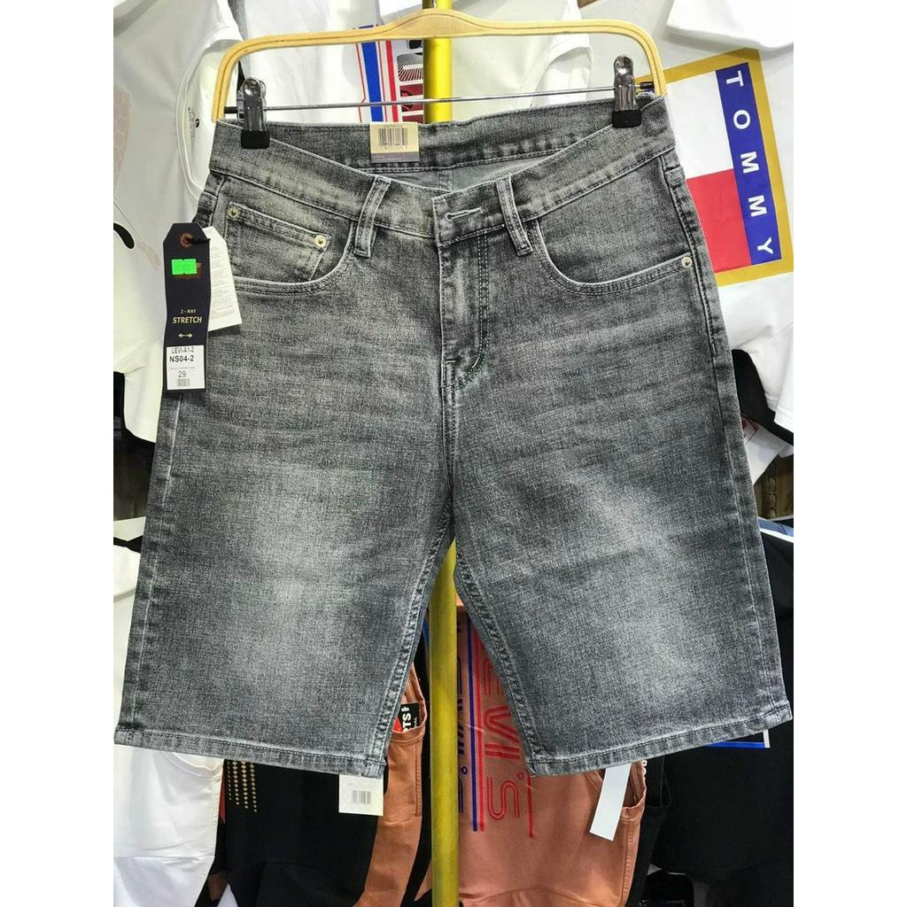 Quần short jean nam lửng ngố in thỏ vá đẹp mẫu mới nhất,chất jean co giãn chuẩn form đẹp