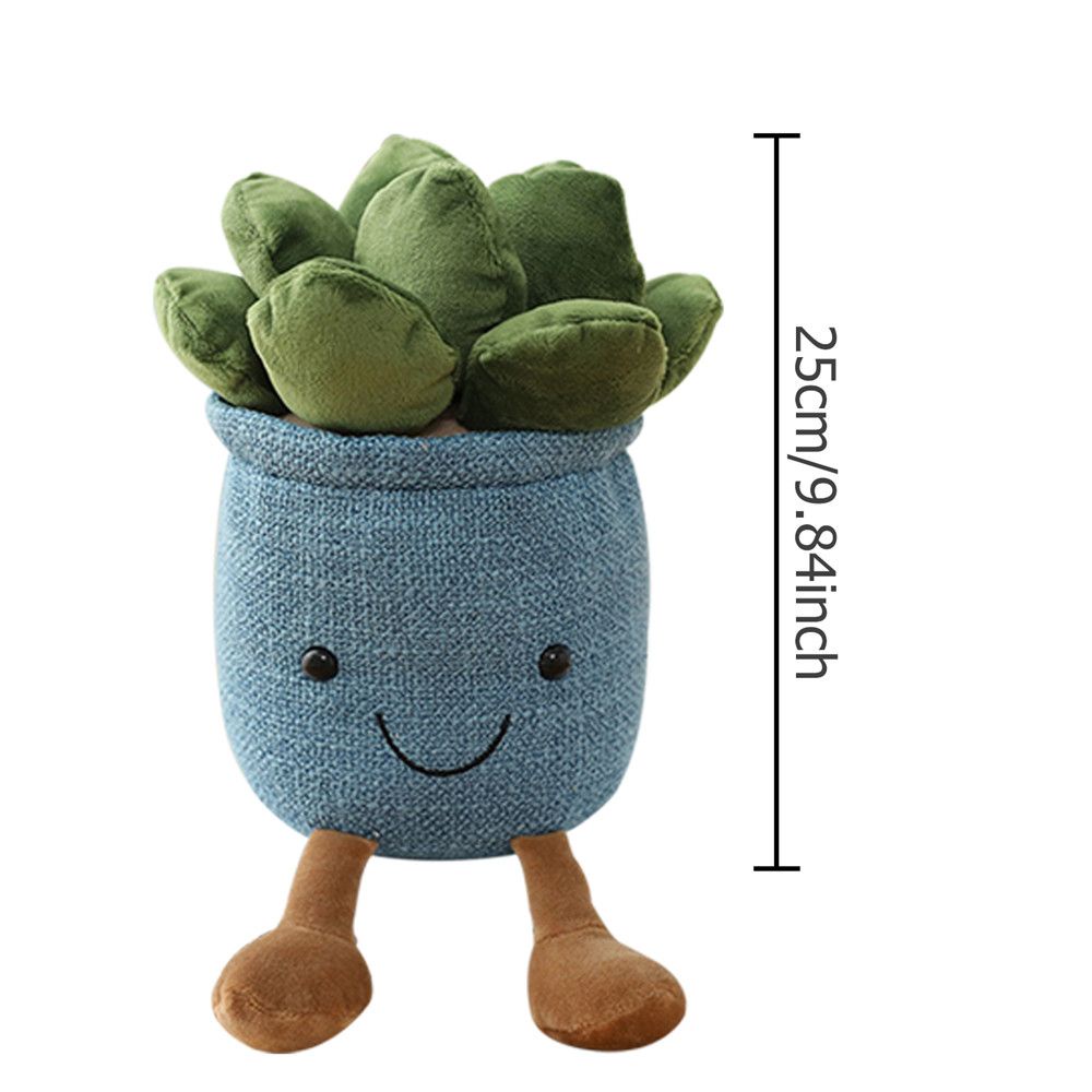 Chậu cây/hoa nhồi bông mềm mại kiểu dáng sáng tạo cho bé gái