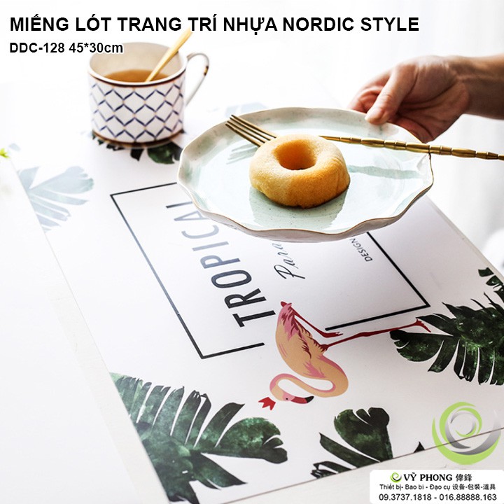 MIẾNG LÓT TRANG TRÍ BÀN ĂN NORDIC STYLE TRANG TRÍ CHỤP ẢNH SẢN PHẨM INS DDC-128a,b,c