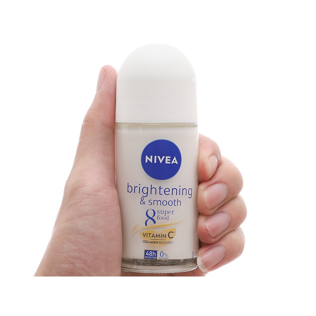 Lăn ngăn mùi Nivea sáng mịn và se lỗ chân lông 50ml