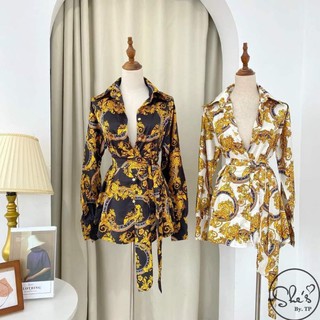 vải lụa satin họa tiết
