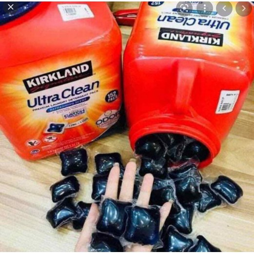 Viên giặt Kirland 152 viên Ultra clean - hàng mỹ siêu sạch, siêu thơm