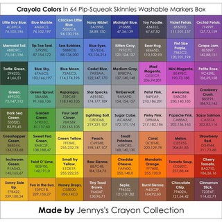 Bút lông nét thanh nét đậm mini Crayola (cây lẻ, màu ngẫu nhiên)