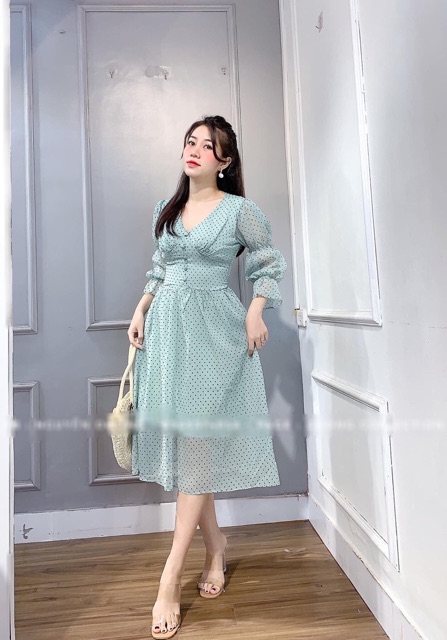 [Mã WAADD giảm 20k đơn 99k] Đầm thiết kế 🌸Đầm voan bi tay lỡ 🌸FREESHIP | BigBuy360 - bigbuy360.vn