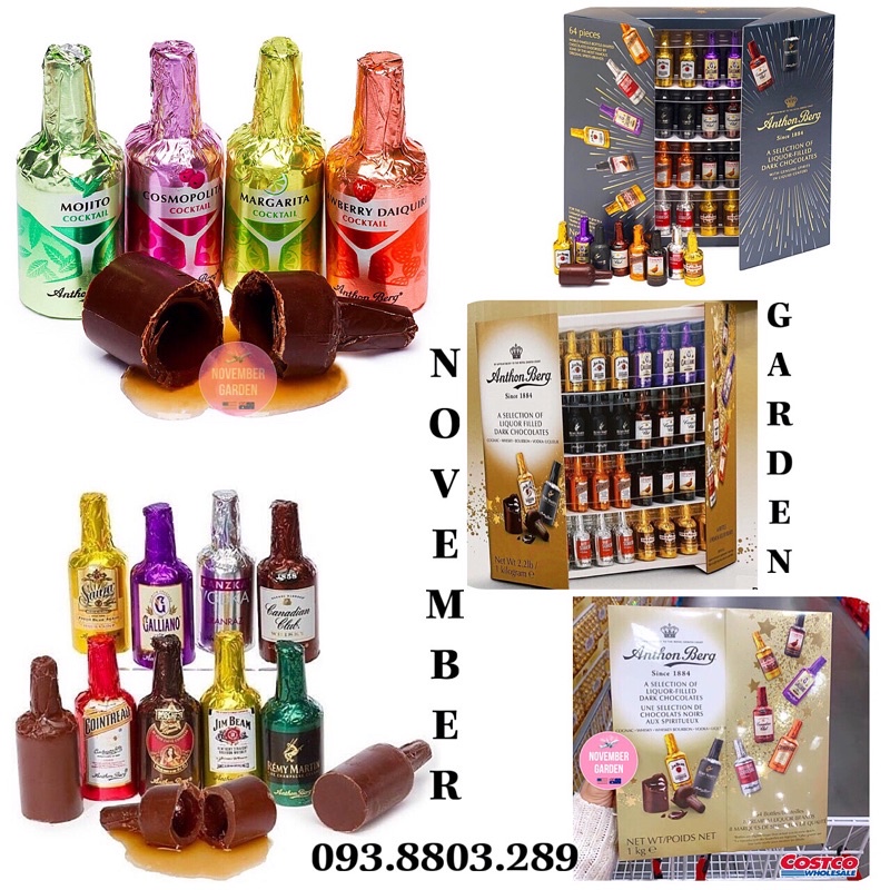 🍫 Kẹo Socola Rượu Anthon Berg Mỹ 🍫