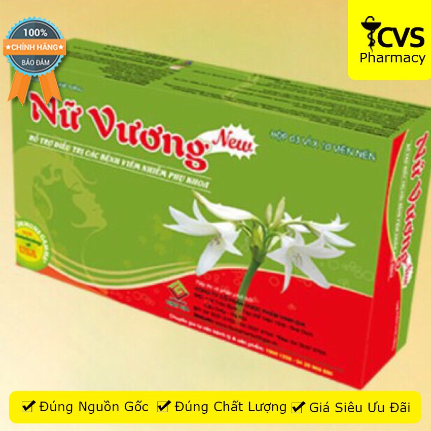 NỮ VƯƠNG NEW - HỖ TRỢ CÁC BỆNH PHỤ KHOA - Cvspharmacy