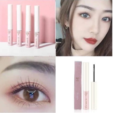 Mascara 3D Lameila siêu mảnh 2.5mm với công thức dài mi Skinny Microcara MT89