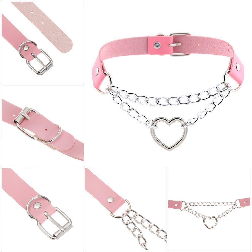 Dây Chuyền Mặt Trái Tim Phong Cách Gothic Thời Trang