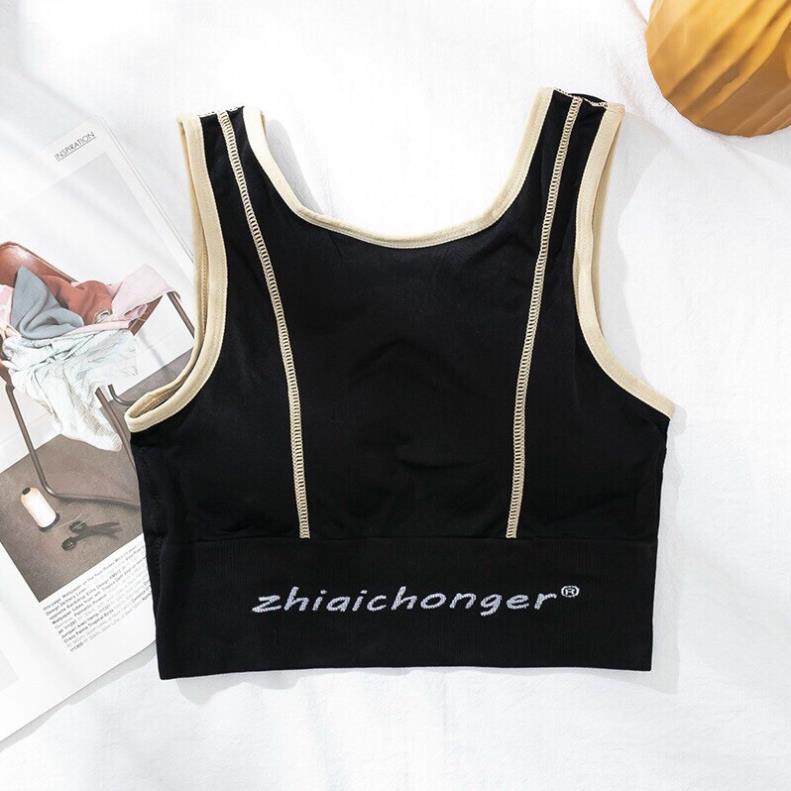 ❤️ Áo Bra Ba Lỗ Viền Nổi tập gym yoga thể thao crotop sẵn đệm ngực hàng đẹp 660 ❤️