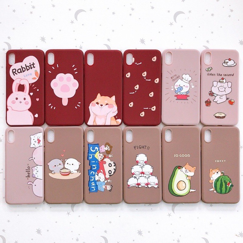 Ốp lưng in hình cute dẻo iphone Xs max