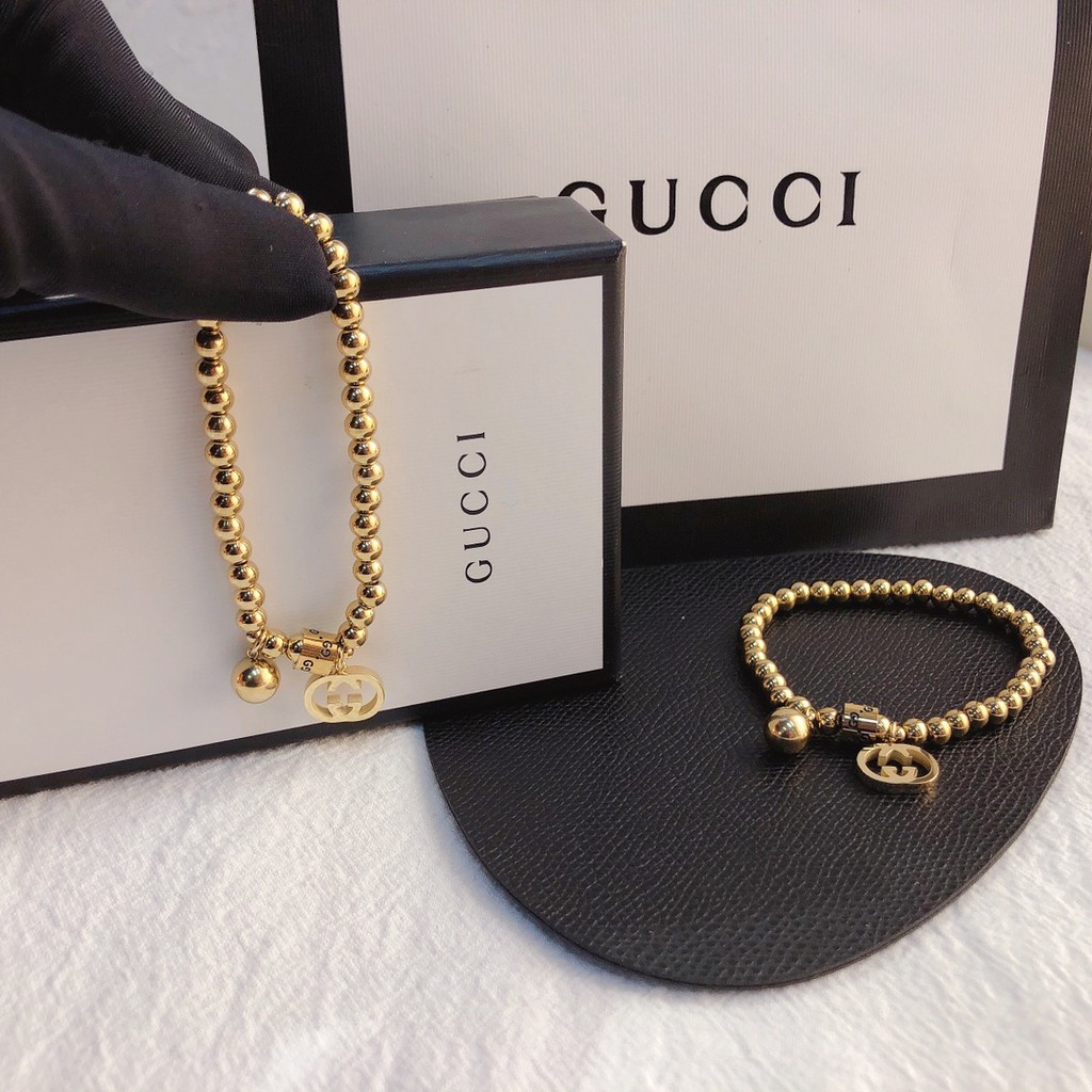 Vòng Tay Đính Hạt Gucci May Mắn