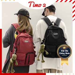 Balo ulzzang, Balo đi học nam nữ thời trang đi học, đựng laptop nhiều ngăn vải dù chống nước thiết kế basic ulz010