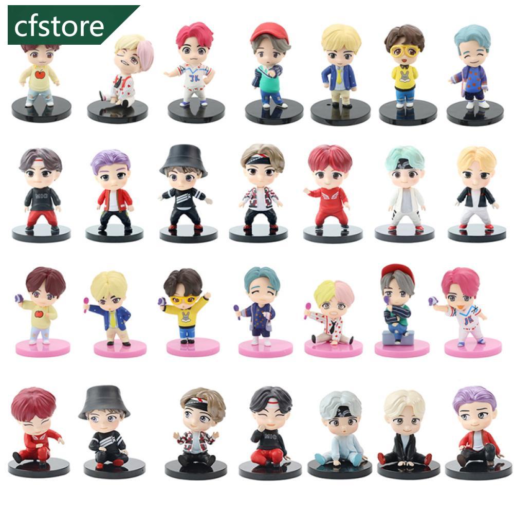 Bộ 7 Mô Hình Nhân Vật BT21 Mini Dễ Thương R5U6