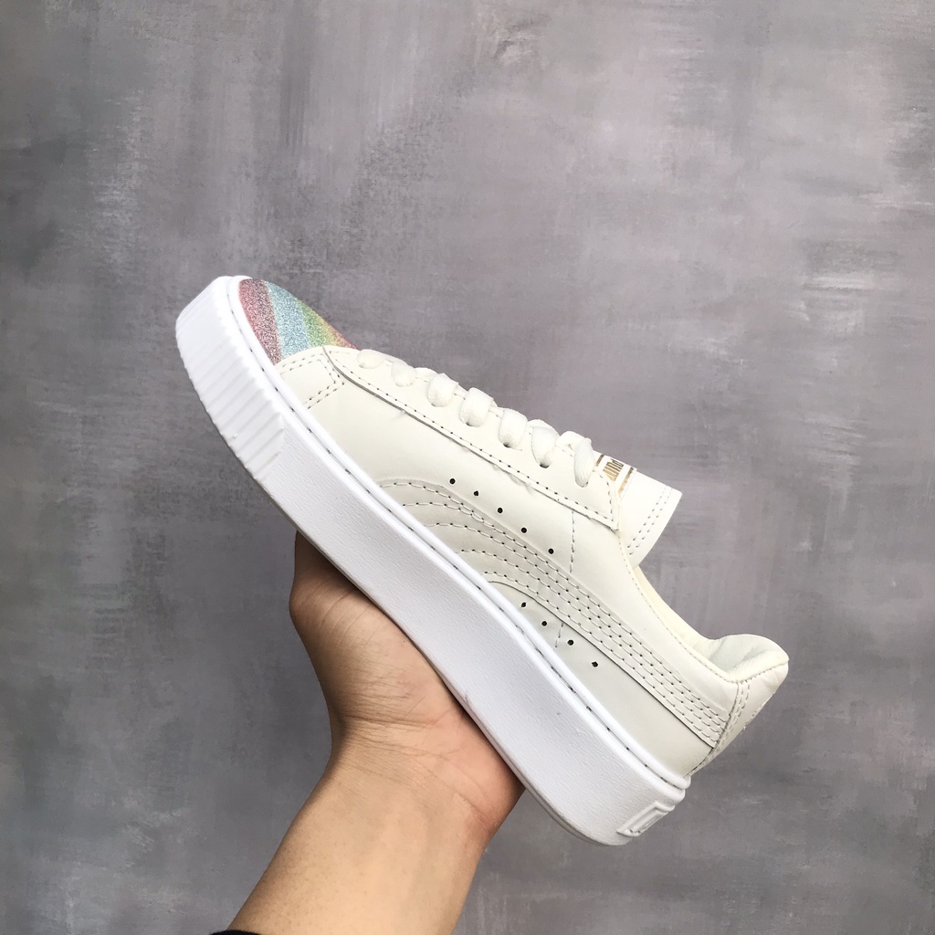 Giày thể thao sneaker pm mũi cầu vồng bản vnxk