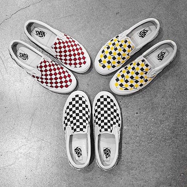 Giày Vans Caro Lười , Vans FOG Slip On Dán Bản Cao Cấp Full Bill Box Phụ Kiện Đủ Size Nam Nữ 36-43