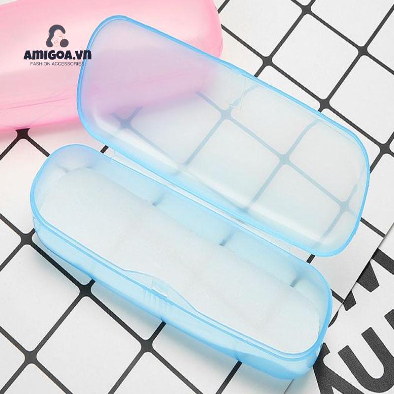 Hộp Đựng Mắt Kính Bằng Nhựa Trong Suốt Siêu Nhẹ Tiện Dụng