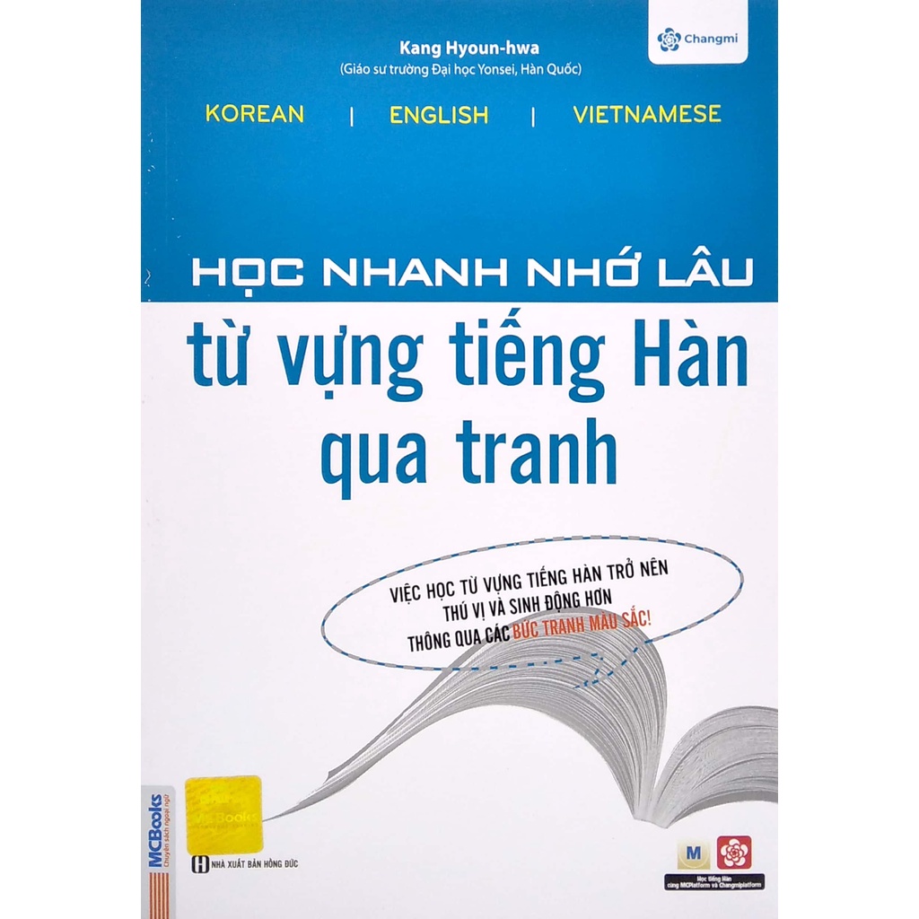 Sách Học Nhanh Nhớ Lâu Từ Vựng Tiếng Hàn Qua Tranh