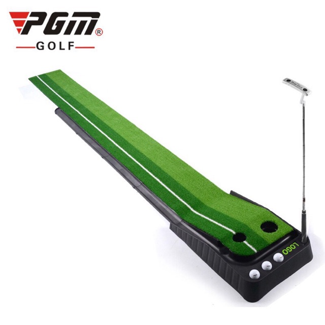 Bộ Thảm Tập Golf putting 2 color cao cấp có đường dẫn Bóng Về -Chính hãng pGM