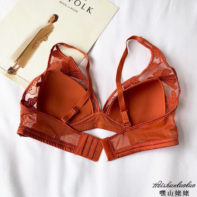 Bộ Đồ Lót Bralette Ren Bướm Mút Mỏng S047 | BigBuy360 - bigbuy360.vn