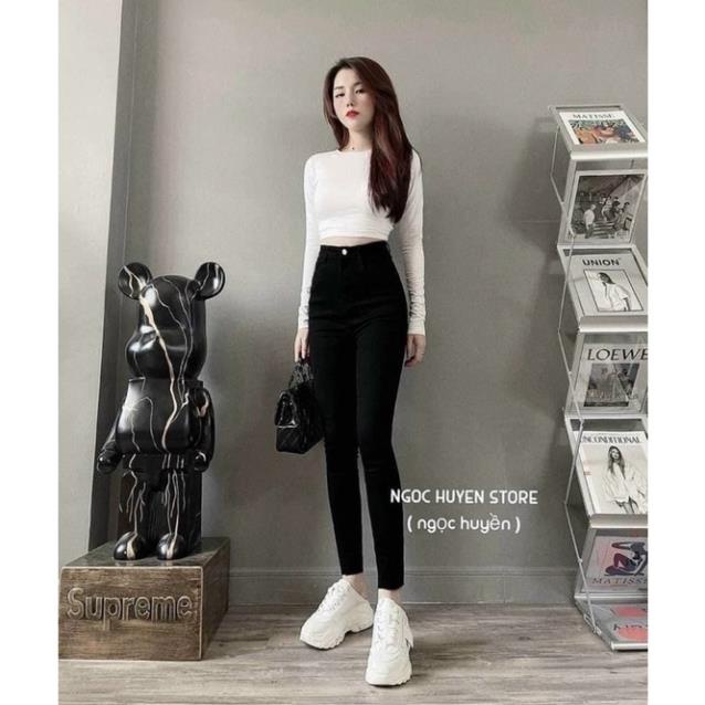 QUẦN JEAN ĐEN MBL CHO NỮ