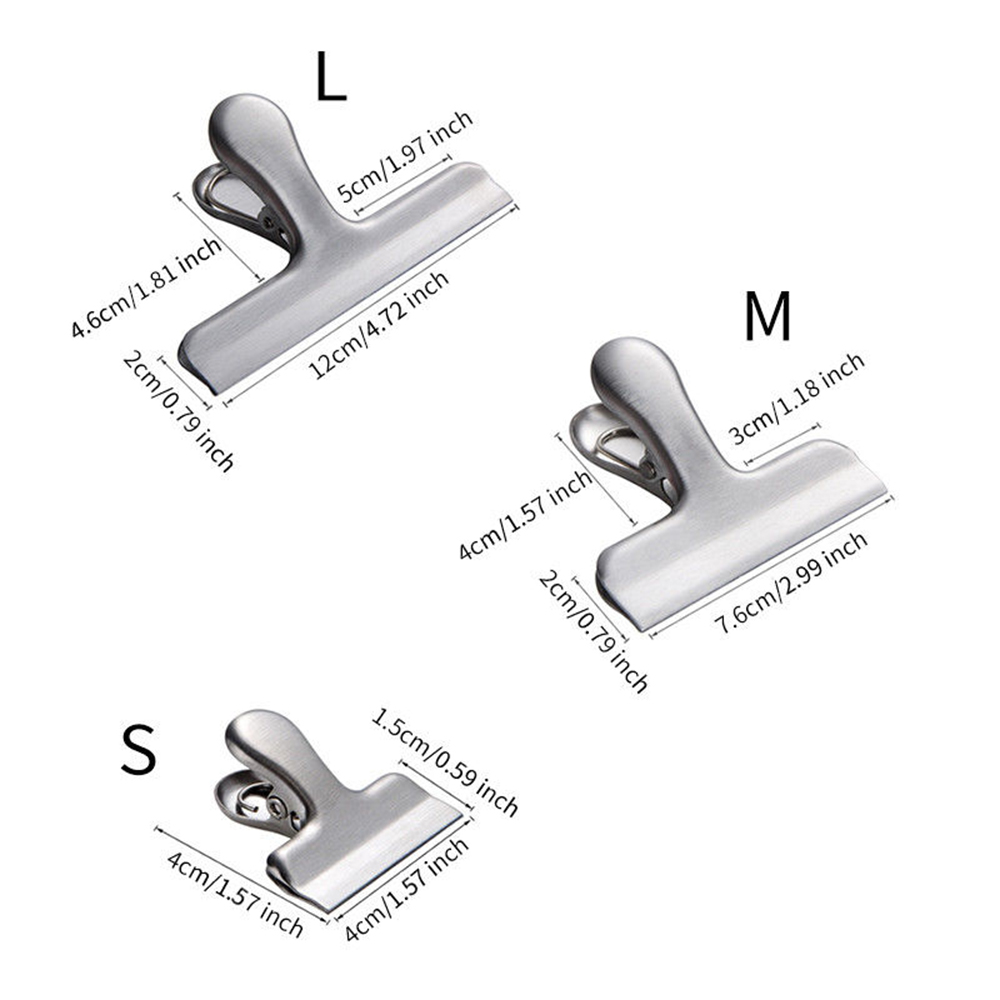 Kẹp Miệng Túi Bảo Quản Thực Phẩm Bằng Thép Không Gỉ