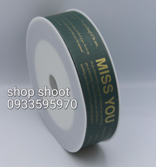 RUY BĂNG THÁI CHỮ MISS YOU