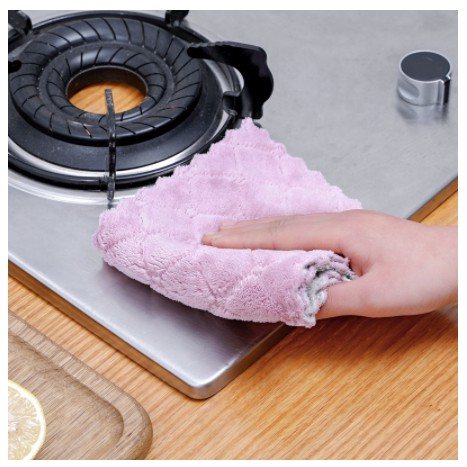 Sét 2 Khăn Lau Bếp Đa Nămg Siêu thấm Hút Hai Mặt 24*15cm