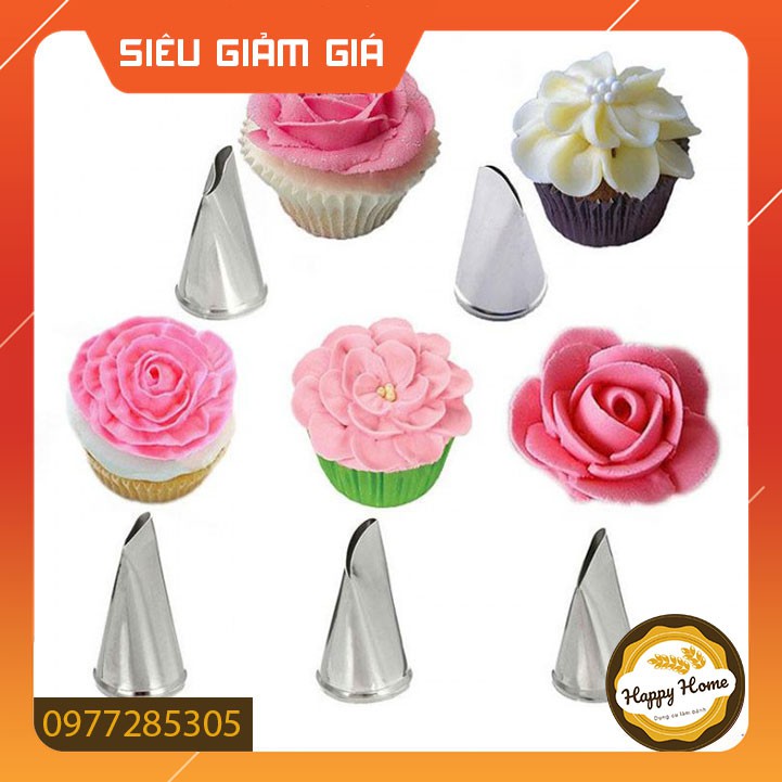 Đui trang trí bánh kem bằng thép không gỉ 304- CHẤT LƯỢNG CAO