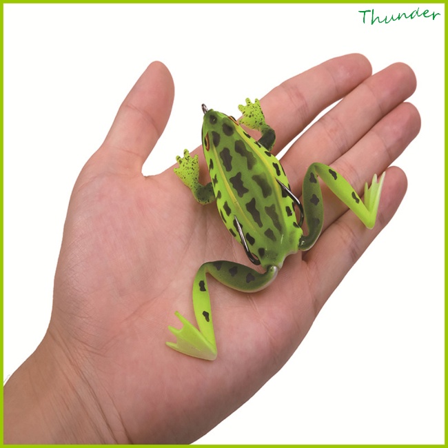 Thunder 6.5cm19g Frog  Lure   Fishing    Lures Artificial Soft Bait Fake Bait Freshwater Fishing Tackle