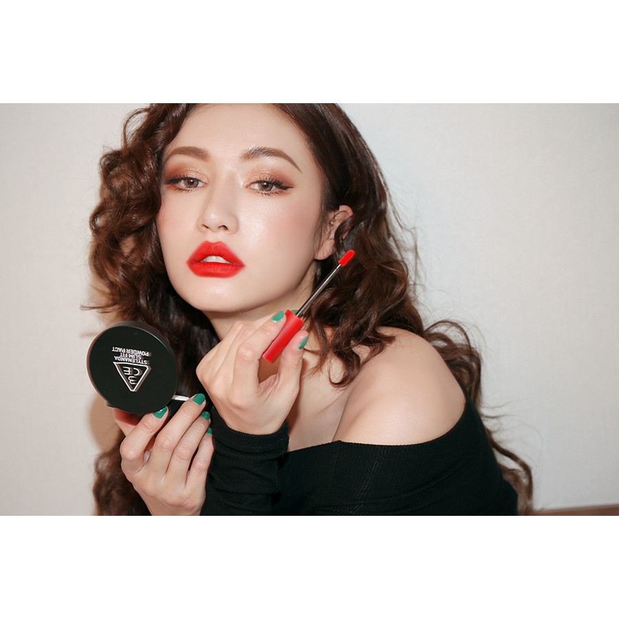 Son kem lì màu đỏ cam STYLENANDA VELVET LIP TINT 4G #CHILDLIKE | BigBuy360 - bigbuy360.vn