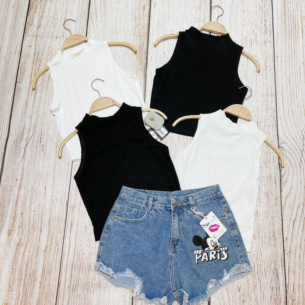 Áo croptop ngược ba lỗ 💋❄️🌸