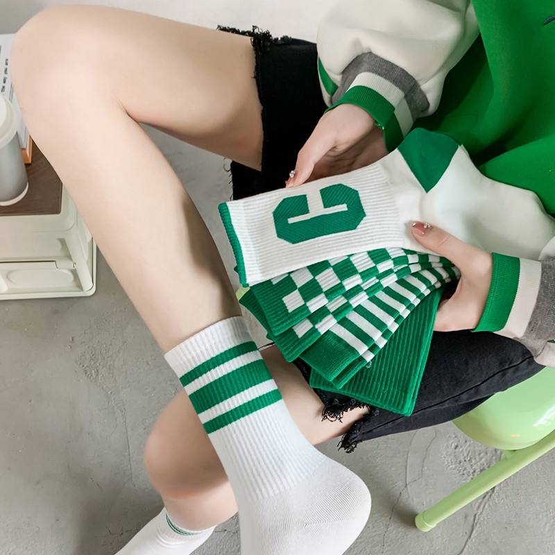 Tất Thể Thao Nam Nữ Cao Cổ Năng Động Chất Cotton Thoáng Khí A317 Warm&Cute