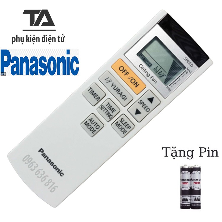 Điều khiển quạt trần Panasonic F60 TDN - CHÍNH HÃNG BH 12 THÁNG