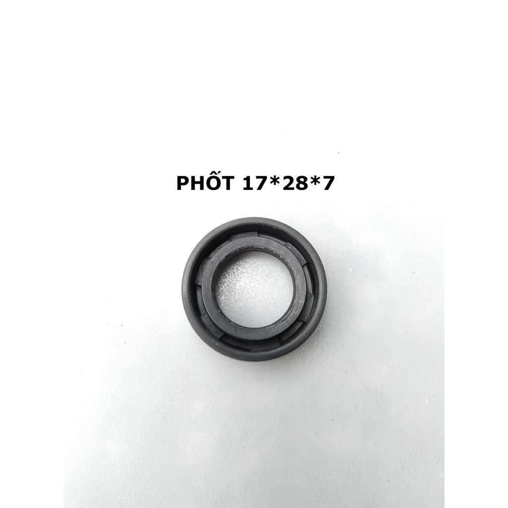 Combo 10 Phốt  cao su 17*28 chống nước XE ĐIỆN MINH THÁI