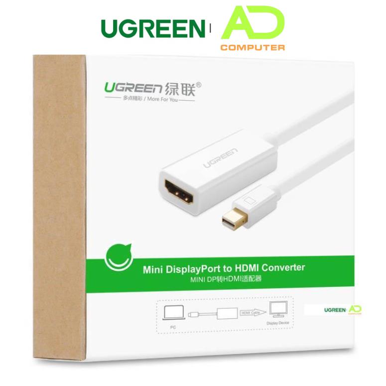 Cáp chuyển đổi Mini DisplayPort sang HDMI female UGREEN MD112 18cm