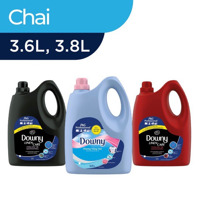 Nước Xả Vải Downy Chai Lớn 4KG & 3.8KG Tiết Kiệm Mới