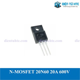 N-MOSFET công suất FQPF20N60 20N60 20A 600V TO-220F chính hãng