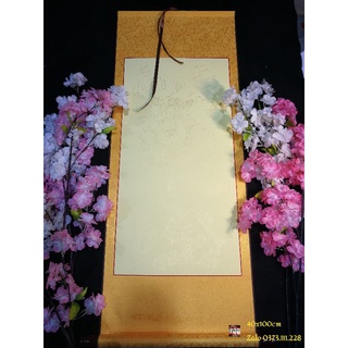 Biểu lụa viết thư pháp 40cm