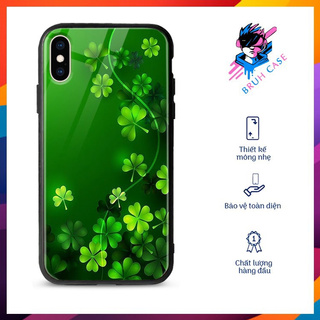 Ốp Iphone 7 Plus Hình Cỏ 4 Lá BRUH CASE Iphone 6S/6S Plus/7/7Plus/8/8Plus/X/Xs/Xs Max/11/11 Promax/12/12Promax