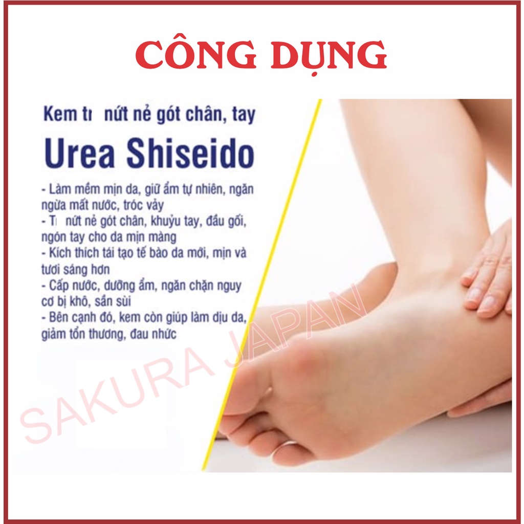 Kem chống nẻ gót Shisheido Urea cream Nhật Bản