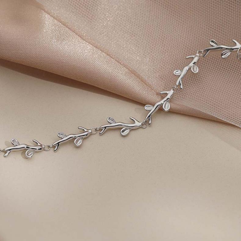 (075) Vòng Tay Thanh Lịch Lá Olive Rừng Nhẹ Nhàng Nữ Tính