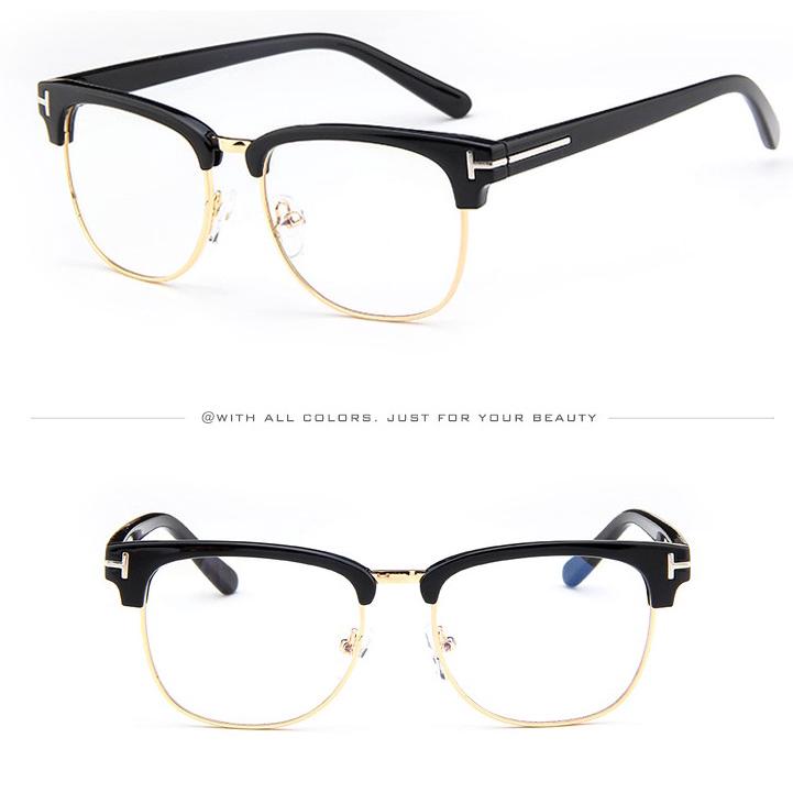 Clear Glasses Vintage Frames Men  1 pcs Optical Square